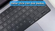 ¿Cómo hacer CLIC DERECHO en MAC desde el TRACKPAD? | Tutorial MacBook #Shorts