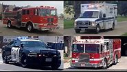 Fire Trucks Police & EMS Responding Compilation #11: iPhone Collection Volume I