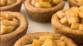 Caramel Apple Cookie Cups - Fall Dessert Idea!