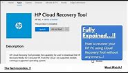 How to Properly Recover your HP PC using HP Cloud Recovery Tool || HP users must watch this video