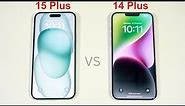 iPhone 15 Plus vs iPhone 14 Plus Speed Test and Camera Comparison