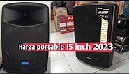 harga speaker portable 15 inch polytron vs baretone 2023
