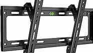USX Mount Tilting UL Listed TV Wall Mount Low Profile for Most 26-60" Flat Screen LED, LCD, Curved TVs, Tilt Bracket VESA 400x400mm- Holds Up to 99lbs, Easily Lock and Release to Mount on 12" 16" Stud