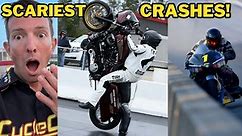 Scariest Motorcycle Drag Racing Crashes! 😮