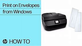 Print on Envelopes from Windows 8, Windows 10 | HP Printers | HP Support