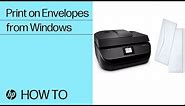 Print on Envelopes from Windows 8, Windows 10 | HP Printers | HP Support