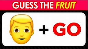 Can You Guess The FRUIT by emojis? | Emoji Quiz