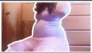 Chubby Girl Belly Play in Cute Outfit |