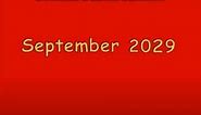 Starfall Calendar: September 2029 Title Card.