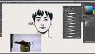 Photoshop Mini Tip: Using Pen Tilt with Ink Brushes