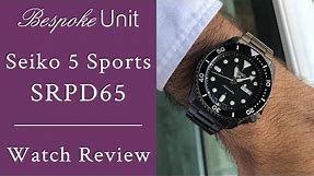 Seiko SRPD65 Review: Seiko All-Black PVD Dive Watch On Bracelet