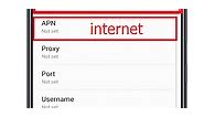 How to setup internet APN settings for Vodafone PNG