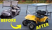 Rebuilding CUSTOM Golf Cart Complete Start to Finish electric