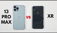 iPhone 13 Pro Max Vs iPhone XR Spees Test & Camera Comparison 2023