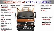 💥Tata 909 Ex2 Truck with 6 Tyres, 6700 Kg Payload Capacity, Ex-showroom Price, Mileage, Specs 💥@ BCV