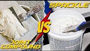 Joint Compound vs Spackle