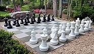 MegaChess Giant Oversized Premium Complete Set of Chess Pieces with 25 Inch Tall King - Black and White