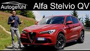 new Alfa Stelvio Quadrifoglio FULL REVIEW Facelift 2020 Alfa Romeo Stelvio QV SUV - Autogefühl