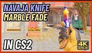 ★ CS2 Navaja Knife Marble Fade | CS2 Knife In-Game Showcase [4K]