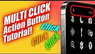 iPhone 15 Pro Max Action Button Tips - Multi Click Actions Tutorial!