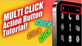 iPhone 15 Pro Max Action Button Tips - Multi Click Actions Tutorial!