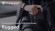 Transcend Rugged Hard Drive and USB Flash Drive