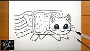 How to Draw Nyan Cat Step by Step