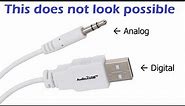 A cable that converts analog audio to digital? - ClearClick Audio2USB