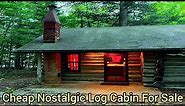 Michigan Lakefront Cabin For Sale | $125k | Log Cabins In The woods | Michigan Waterfront Cabins