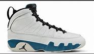 NIKE AIR JORDAN IX 9 2024 powder blue first look, history, comparison, review and thoughts