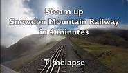Timelapse: Steam up Snowdon Mountain Railway in 4 minutes