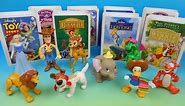 1997 WALT DISNEYS MASTERPIECE COLLECTION SET OF 9 McDONALD'S HAPPY MEAL COLLECTORS TOYS VIDEO REVIEW
