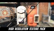 Fallout 4 - High Resolution Texture Pack Comparison