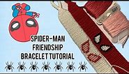Spiderman Friendship Bracelet Tutorial (Intermediate Tutorial)