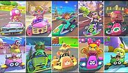 Mario Kart 8 Deluxe - All Girl Characters Win And Fails (Compilation)