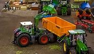 R/C John Deere & Fendt in Action! Amazing RC Tractors at work. Awesome Farmland! SIKU 1:32 models.