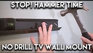 No Stud TV Hanger From ECHOGEAR - How To Mount TV On Drywall Without Studs