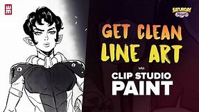 Clean Line Art! Clip Studio Paint Inking Tips for Beginners | Saturday Wars