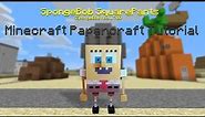 SpongeBob SquarePants (Minecraft SpongeBob Mod 1.7.0) | Minecraft Papercraft Tutorial | GR