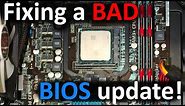 Recovering from a bad PC BIOS update.