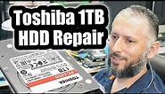 Toshiba 1TB Hard Drive Repair / Data Recovery