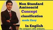 Nonstandard aminoacids classification in ENGLISH by Dr Hadi