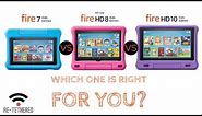 Amazon Fire Kids Edition Tablets Compared