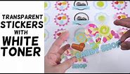How to Print and Cut Transparent Stickers