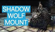 Shadow Wolf - FFXIV Shadowkeeper MogStation Mount