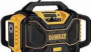 DEWALT 20V MAX Bluetooth Radio, 100 ft Range, Battery and AC Power Cord Included, Portable for Jobsites (DCR025)