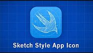 How to Make a Sketch Style App Icon with Procreate on iPad
