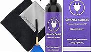 Swanky Computer Screen Cleaner Kit: Electronic Cleaner Spray 17oz + 2 Microfiber Cleaning Cloth For Tv Cleaner - Ipad Screen Cleaner - Iphone Cleaner - Monitor Cleaner - Pc, Lcd, Laptop Screen Cleaner
