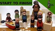 Woodcarving How To: Carve A Little Man -Start To Finish ,Full Tutorial