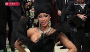 Cardi B turns heads as she arrives to the 2024 Met Gala in NYC